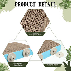 Skyygemm durable chew toy for birds stands up to pecking
