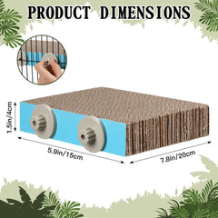 Skyygemm small bird perch fit cages - easy placement for most cages.