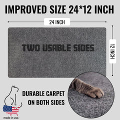 SleepGround carpet scratcher with catnip embedded between layers