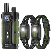SLOPEHILL dog collar remote green two-pack for outdoor training