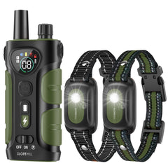SLOPEHILL dog collar remote green two-pack for outdoor training