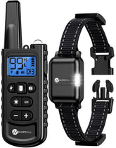 SLOPEHILL dog training collar and remote in action for obedience