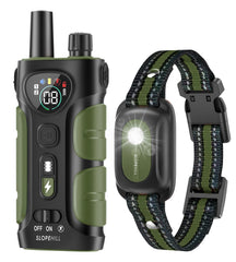 SLOPEHILL dog shock collar packaging showing durable training gear