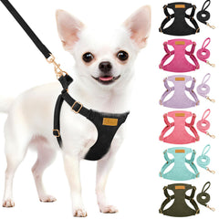 SlowTon XXS harness strap-fit for tiny dogs ensures comfortable, secure daily wearing.