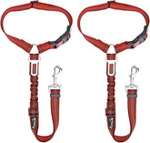 SlowTon dog seat belt headrest restraint secures pets during car rides
