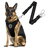 SlowTon dog seat belt harness with buckle clip securely keeps your pet in place during car rides.