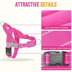 SlowTon No Pull Harness top handle for easier street walking.
