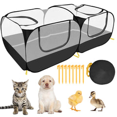SlowTon playpen with detachable bottom for easy outdoor setup and sun protection.