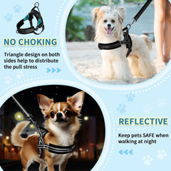 SlowTon soft velvet padding harness highlights comfort under the straps
