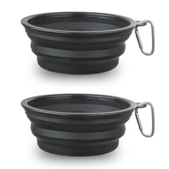 SLSON large collapsible dog bowl open for on-the-go hydration