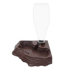 SLSON reptile water feeder 13.5oz provides steady water supply in terrarium.