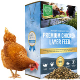 Small Pet Select chicken layer feed pellets for balanced nutrition and egg production.