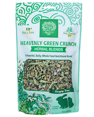 Small Pet Select Green Crunch foraging idea to encourage exercise.
