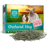 Small Pet Select Orchard Grass Hay fresh meadow bale, ideal for rabbits and guinea pigs.