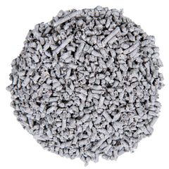 Small Pet Select litter pellets close-up texture highlighting uniform size.