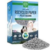 Small Pet Select recycled paper pellet bedding packaging, clean and eco-friendly for easy cage setup