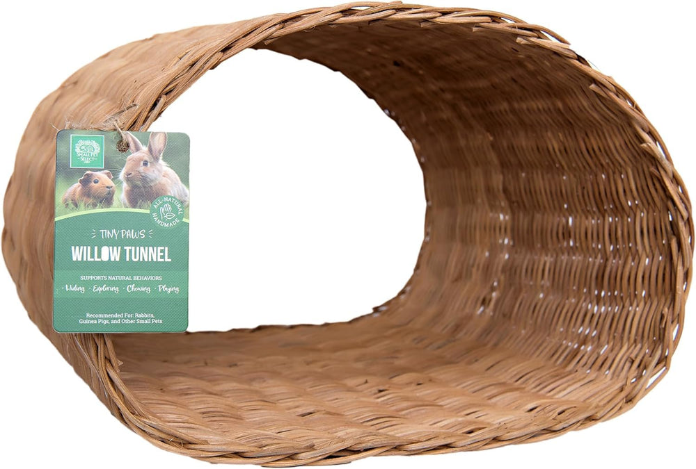 Small Pet Select Tiny Paws Jumbo Willow Tunnel arch β roomy hideout for rabbits