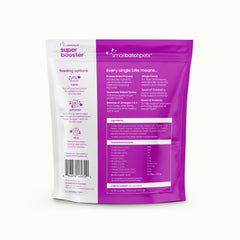 Smallbatch freeze dried turkey treats bag back highlights ingredients and usage