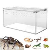 Smartang tarantula enclosure with magnetic lid for easy feeding and secure containment.