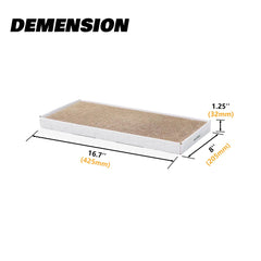 Smartbean reversible scratcher panel reveals fresh surface for ongoing use.