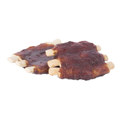 SmartBones Grill Masters Ribs close-up highlights BBQ flavor and rib-like appearance.