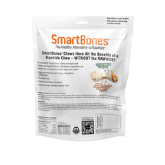 SmartBones Mini Chews bone-shaped treats, satisfying chewing needs without rawhide.