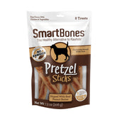 SmartBones pretzel sticks chew with real chicken flavor for dogs
