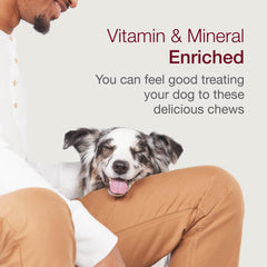 SmartBones packaging highlights vitamin and mineral enrichment for a healthier treat