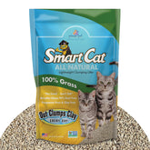 SmartCat all natural clumping litter in a 20lb bag offers strong clumps and lightweight handling.