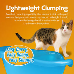 SmartCat grass-based litter offers a grain-like texture that feels paw-friendly.