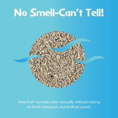 SmartCat lightweight clumping action demonstrates fast, solid clumps for easy scoop cleanup.