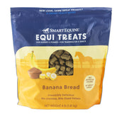 SmartEquine Equi Treats banana bread cookies in packaging for convenient on-the-go horse snacking