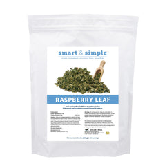 SmartEquine Smart Simple Raspberry Leaf bottle shows calm mood support for moody mares.