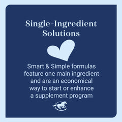 SmartEquine Smart Simple Raspberry Leaf label view highlights organic single-ingredient formula.