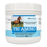 SmartEquine Tri Amino bottle pour shows easy dosing for muscle support