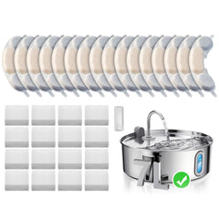 Smartoo dog water filter 16-pack for quick replacement and clean hydration