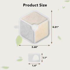 Smartoo PTM-643 replacement sponges bundle for efficient debris filtration.