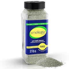 Smelleze outdoor odor granules 2 lb neutralize dog and poop smells at the source.