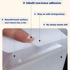 Smerdu transparent film wraps curves and edges on furniture.