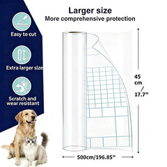 Smerdu tape grid lines help you cut precise sizes for fits.