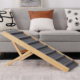 Smilebaby large dog ramp bed and couch setup helps pets enter high furniture safely