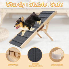 Smilebaby large dog ramp folded compact for travel and simple storage