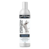 Smiling Paws Medicated Shampoo bottle front with passionfruit scent for healthy skin.