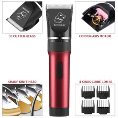 Sminiker guide combs 3-6-9-12mm for even trims.