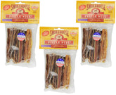 Smokehouse beef pizzle treat for dogs 4inch pack front enhances chew flavor and dental comfort