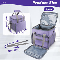 SMYV grooming bag side pocket provides easy access to trimming scissors.