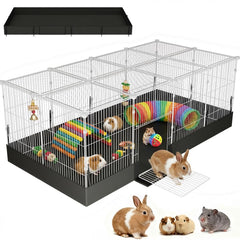 SNAAT 20-Plane cage with transparent top for easy viewing and enrichment.