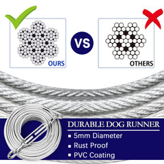 Snagle Paw dog safety tie-out reduces escape risk during camping.