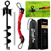 Snagle Paw lock-cap stake maintains upright position on soft ground