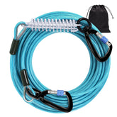 Snagle Paw lockable clip with 360-degree rotation prevents tangling during outdoor roaming